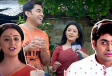 palash, parag and shimul in kar kache koi moner kotha