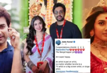 Jitu congratulated Rajnandini for being the Bengal topper.