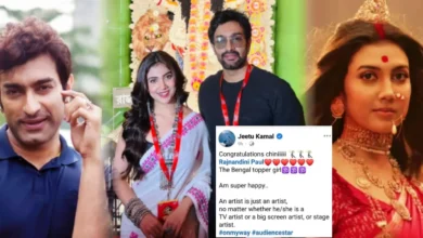 Jitu congratulated Rajnandini for being the Bengal topper.