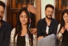 Sushmita tied a rakhi to saheb's hand!