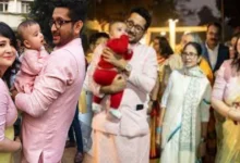 পরমব্রত চট্টোপাধ্যায়, পিয়া চক্রবর্তী, নিষাদ, অন্নপ্রাশন, টালিগঞ্জ ক্লাব, মুখ্যমন্ত্রী মমতা বন্দ্যোপাধ্যায়, বিশ্ব বাংলা, টলিউড, বাংলা তারকা, সেলিব্রেশন, Bengali Cinema, Tollywood, Celebrity News, Mamata Banerjee, Parambrata Chattopadhyay, Piya Chakraborty, Celebrity Event