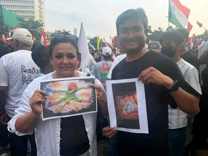 sreelekha mitra PM Modi poster controversy